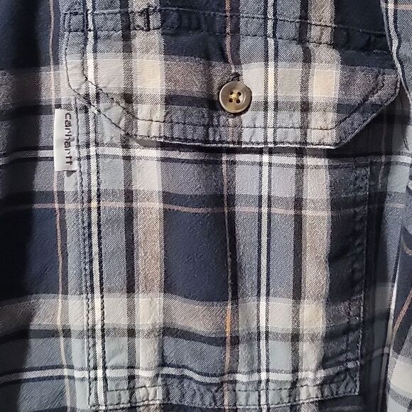 CARHARTT Fort Plaid Long-Sleeve Shirt - Picture 4 of 4